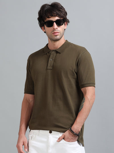 Classic Polo - Olive Green