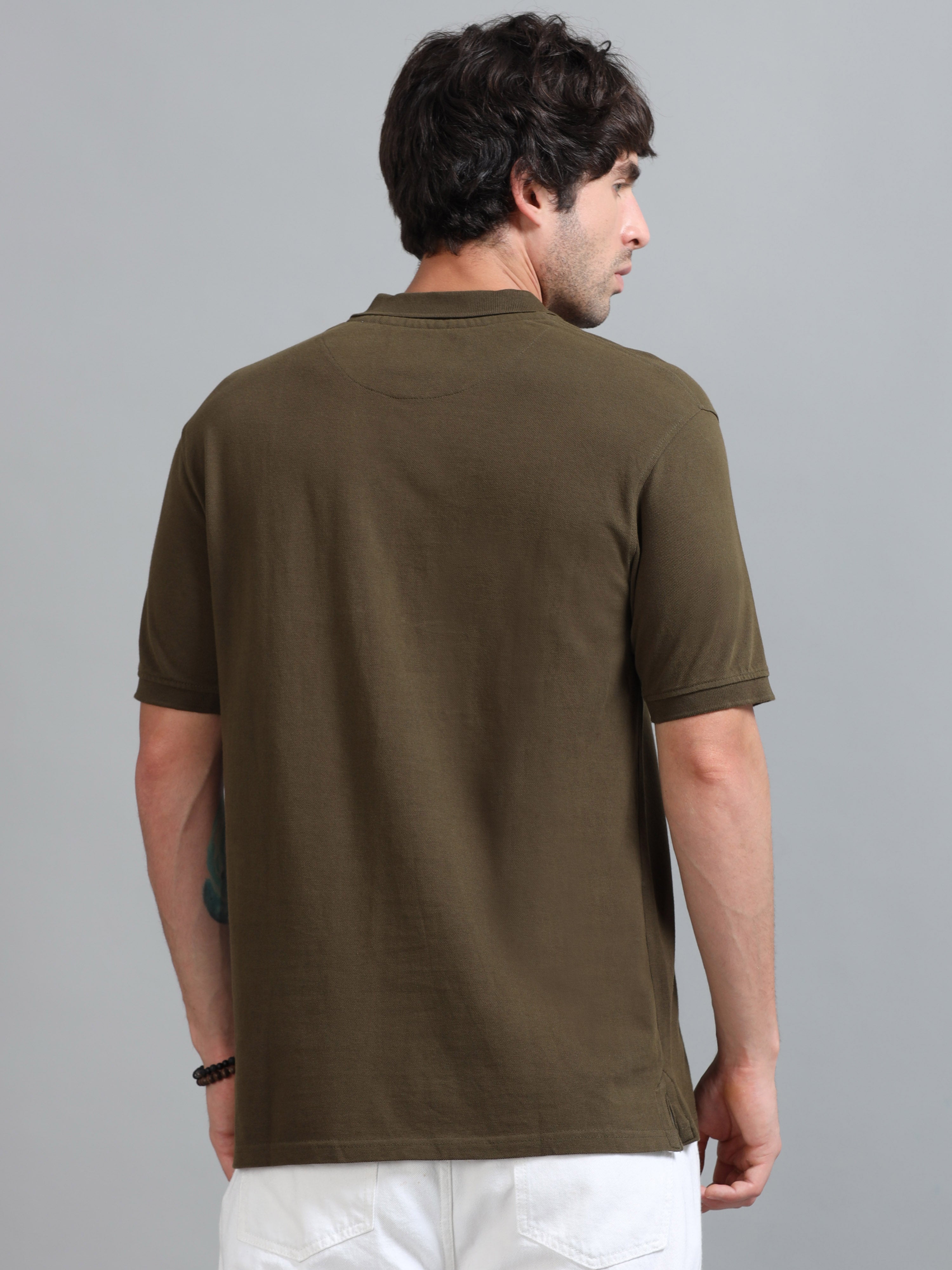 Classic Polo - Olive Green